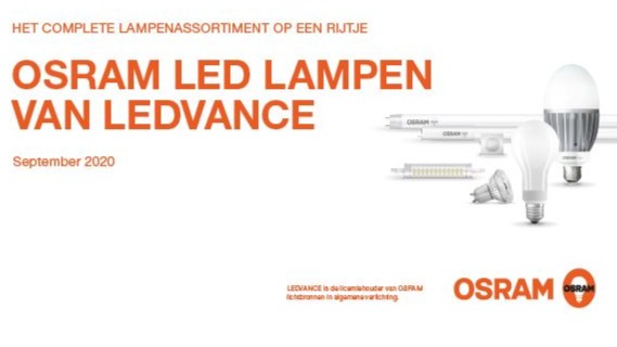 OSRAM LED LAMPEN VAN LEDVANCE