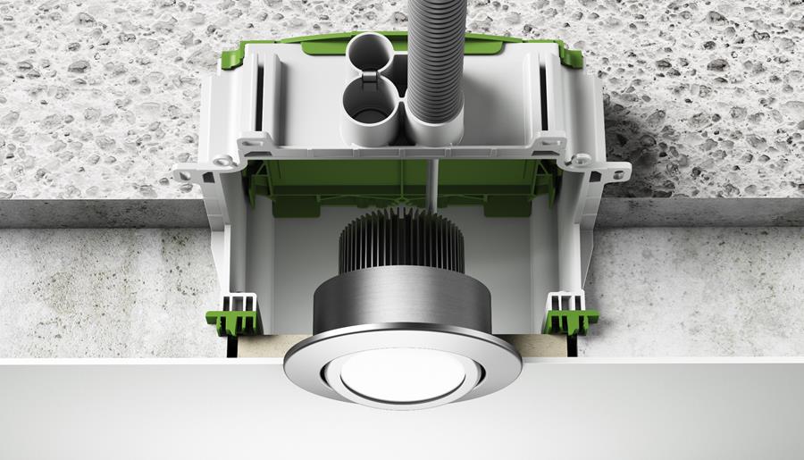 Boîtiers encastrables IBT-LED pour les sols en béton