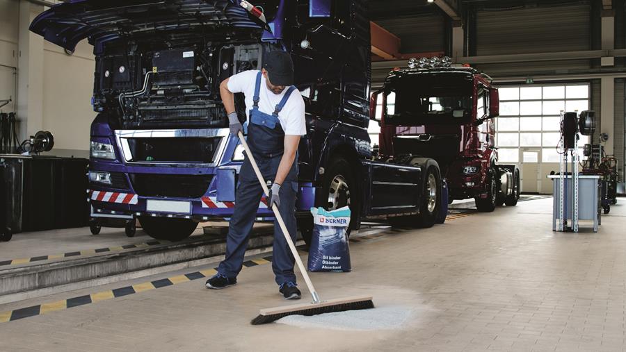 Milieuvriendelijke reiniging van de werkplaats