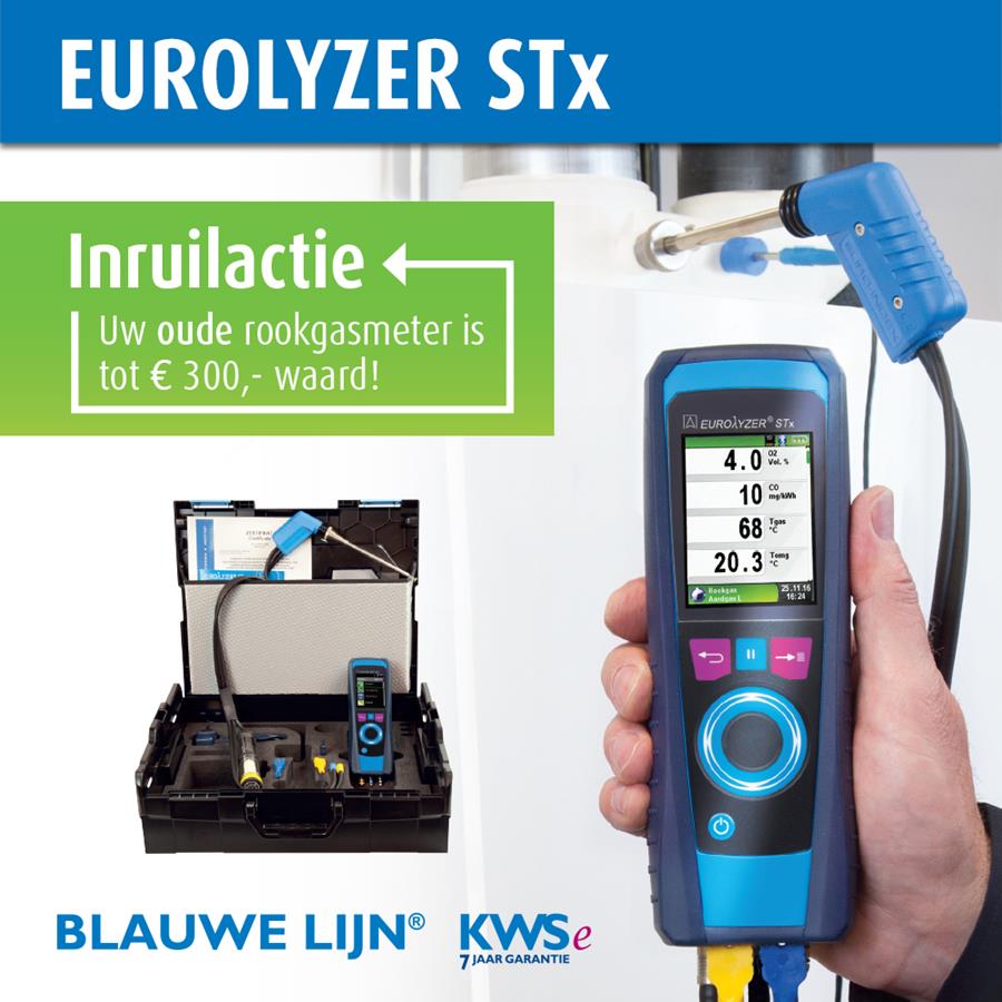 Uw oude rookgasmeter is tot € 300,- waard!