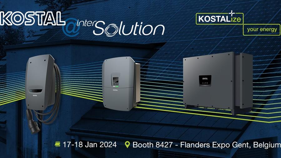 KOSTAL Solar Electric presenteert innovaties op Intersolution