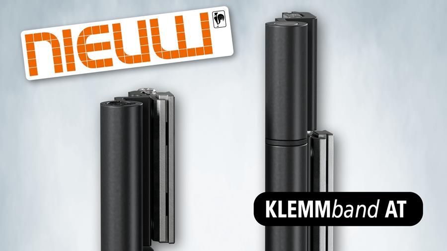 Dr Hahn stelt nieuwe scharnierreeks “Klemmband AT” voor