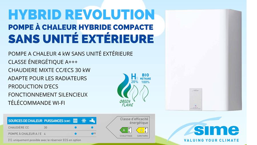 SIME Hybrid Revolution: Pompe à chaleur All-in-One