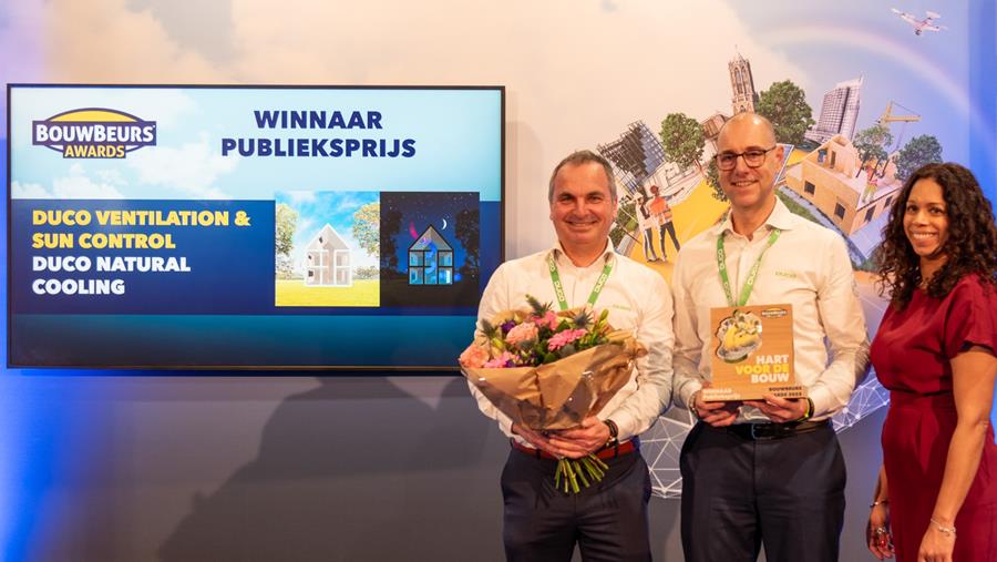 DUCO wint publieksprijs BouwBeurs Awards 2025
