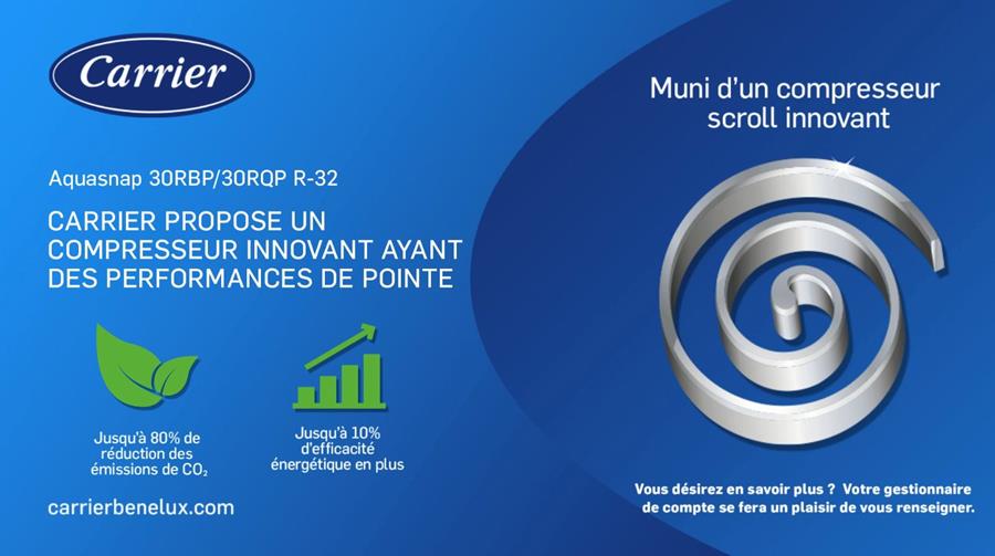 COMPRESSEUR INNOVANT AYANT DES PERFORMANCES DE POINTE